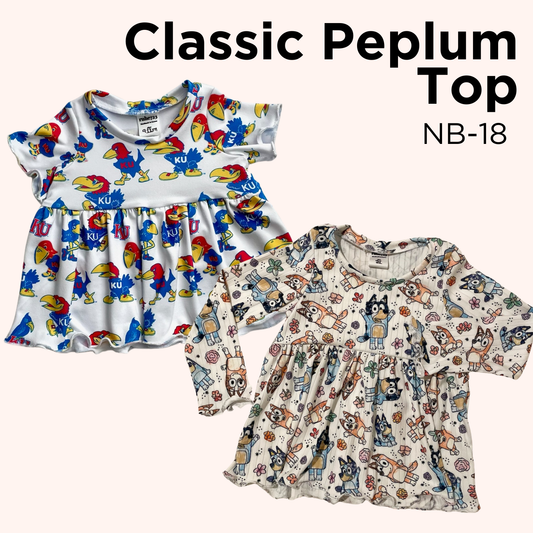 Classic Peplum Top